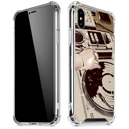DJ Spinning iPhone XS Max Clear Case